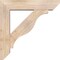 Ekena Millwork Funston Slat Smooth Bracket w/ Offset Brace, Douglas Fir, 7 1/2"W x 34"D x 34"H BKT0806X34X34FST06SDF - alternate 2